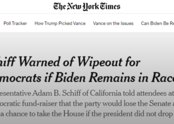 Adam Schiff Warns Dems Could Lose Everything If Biden Stays In The Race